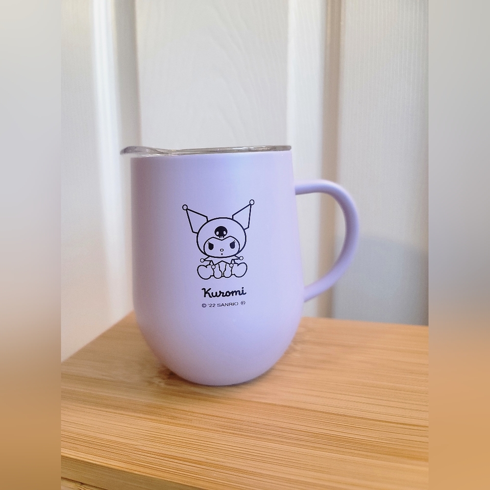 Sanrio Kuromi Purple Stainless Steel Travel Mug 320ml – Japan - Picture 3 of 4